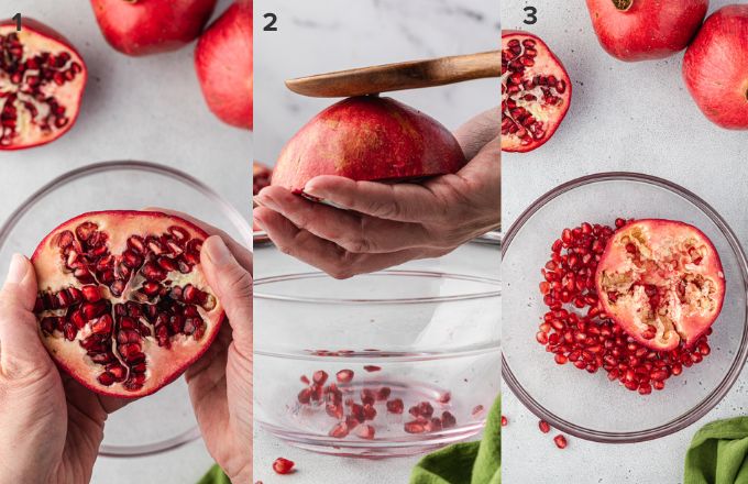 How to remove pomegranate seeds