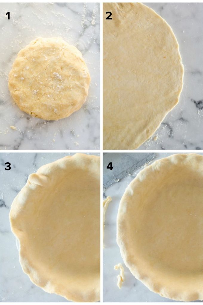 How to roll pie crust for pear pie