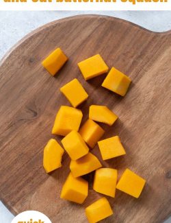 How to peel and cut butternut squash easily long pin