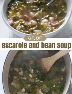 Escarole and Bean Soup short collage pin