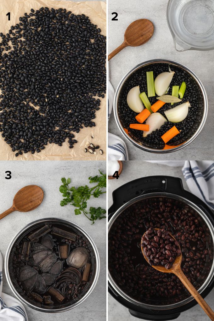 How to make pressure cooker black beans