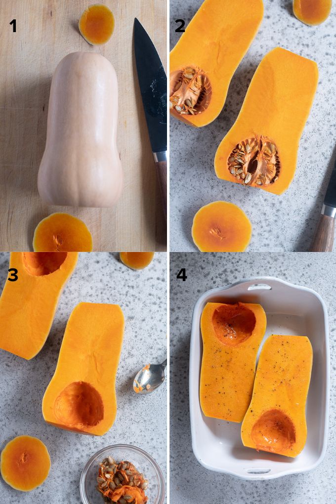 How to make roasted whole butternut squash