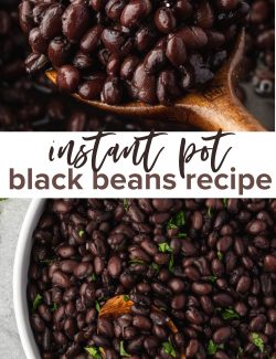 Instant pot black beans recipe
