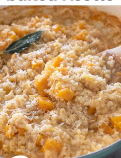 Butternut Squash Baked Risotto long pin