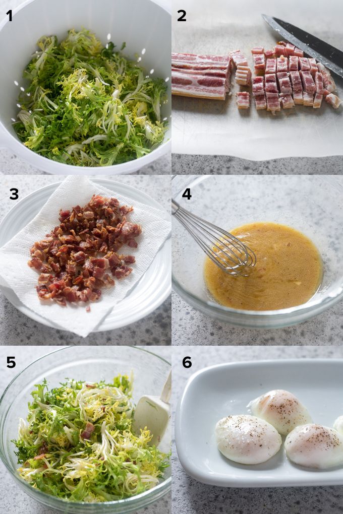 How to make salad lyonnaise