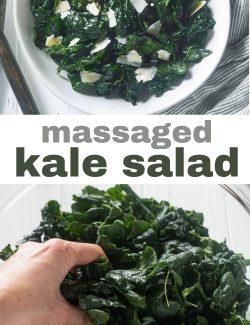 Massaged Kale Salad long collage pin