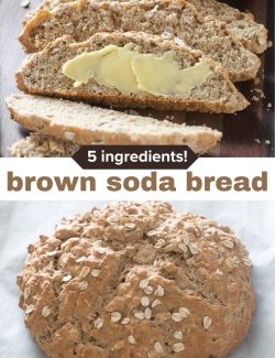 Brown soda bread short collage pin