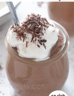 Easy chocolate mousse recipe long pin