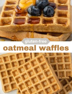 Gluten-free oatmeal waffles