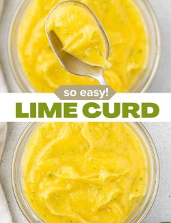 Lime curd recipe short collage pin