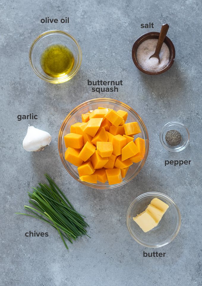 mashed butternut squash recipe ingredients