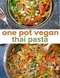 Vegan thai pasta