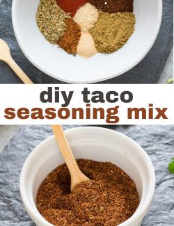 DIY taco seasoning mix long collage pin