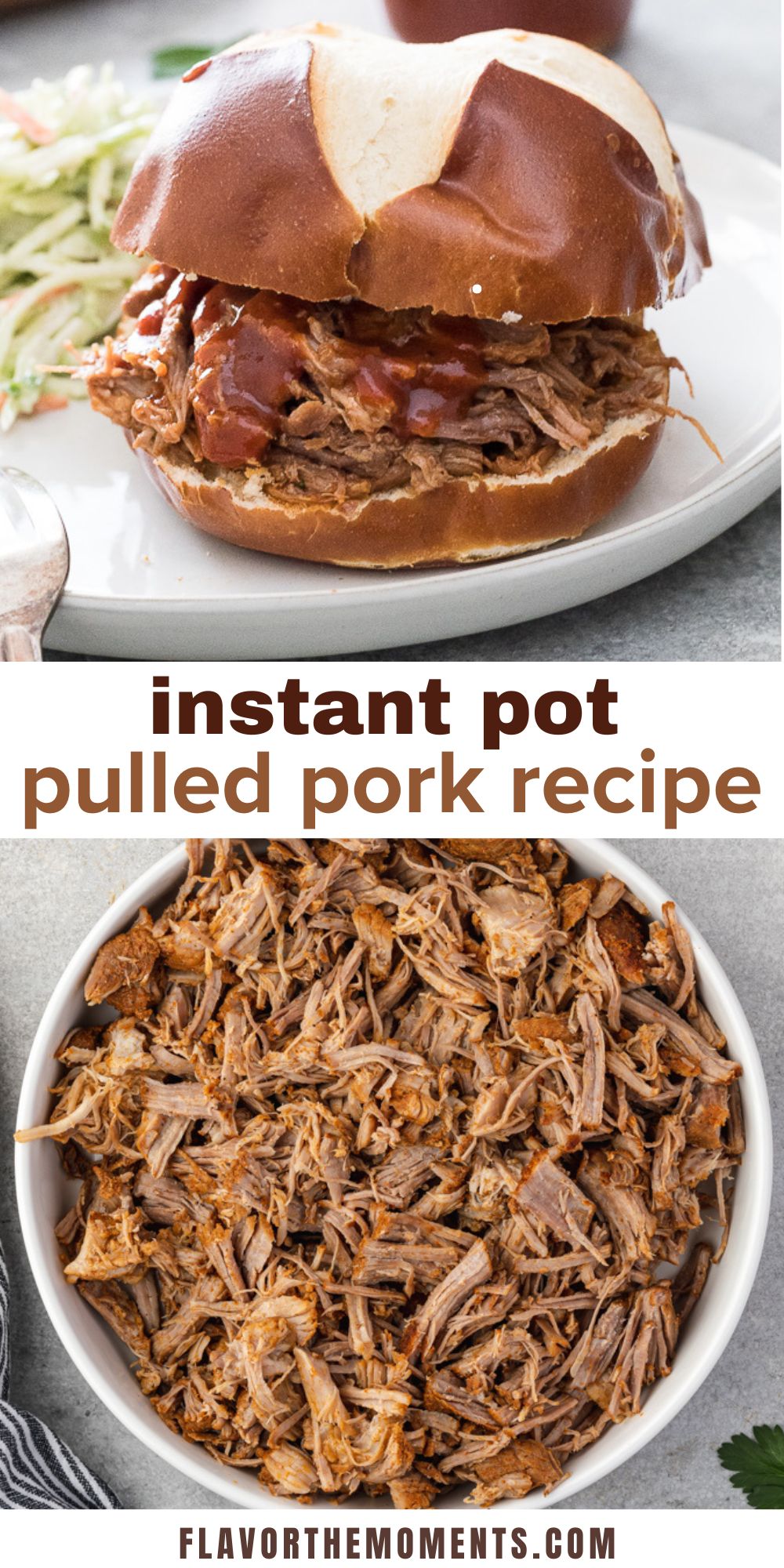 Instant Pot Pulled Pork - Flavor the Moments