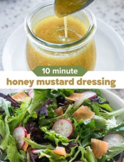 10 minute honey mustard dressing short collage pin