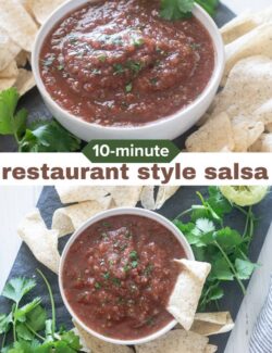 10 minute restaurant style salsa short collage pin