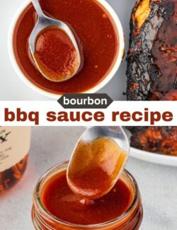 Bourbon barbecue sauce short collage pin
