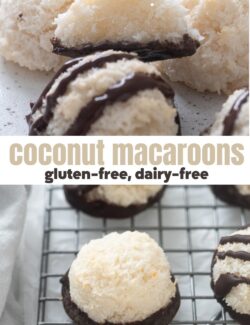 Coconut Macaroons long collage pin