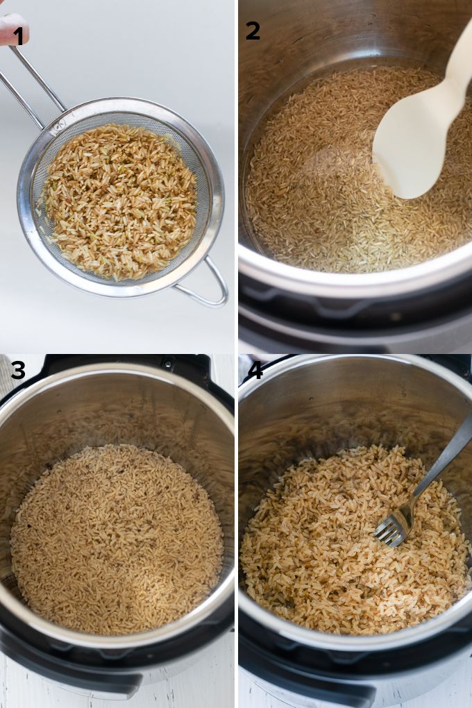 How to make brown rice in instant pot