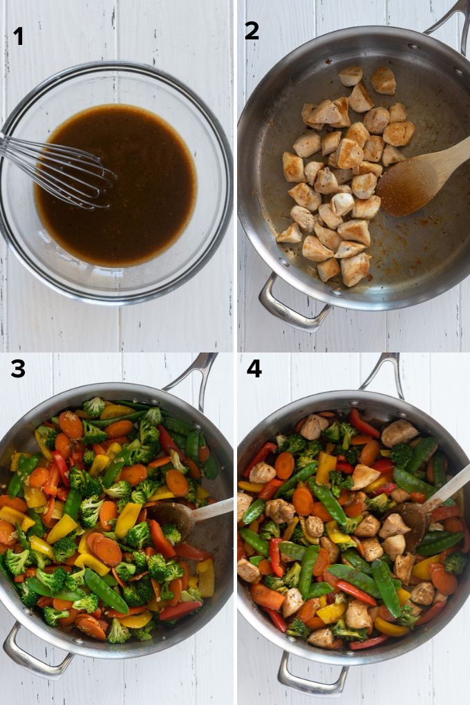 How to make chicken veggie stir fry recipe