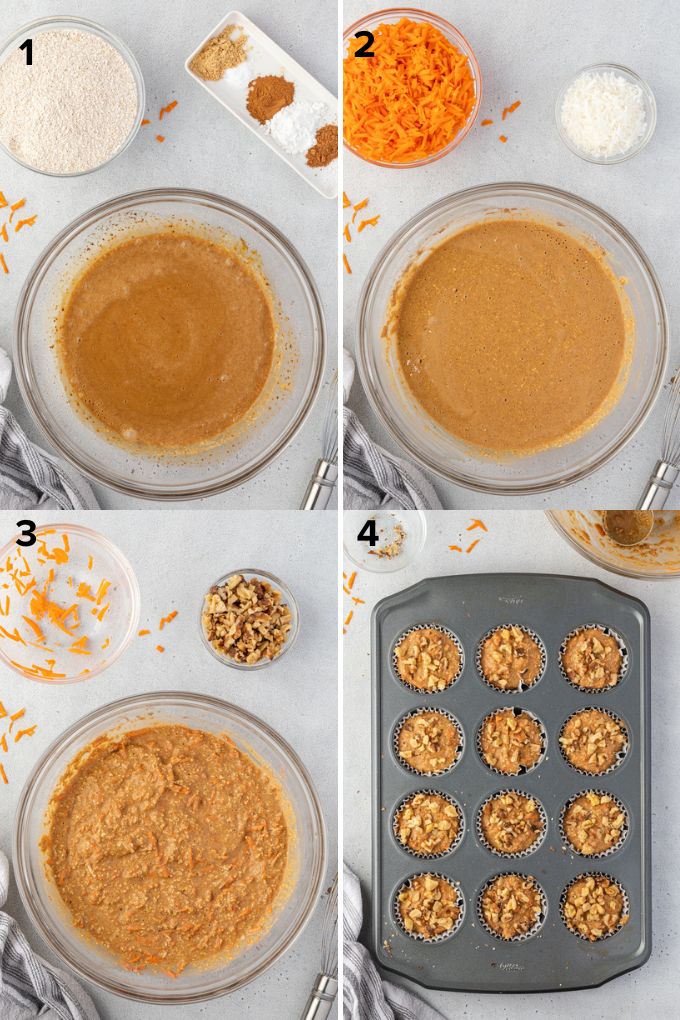 How to make healthy carrot muffin recipe