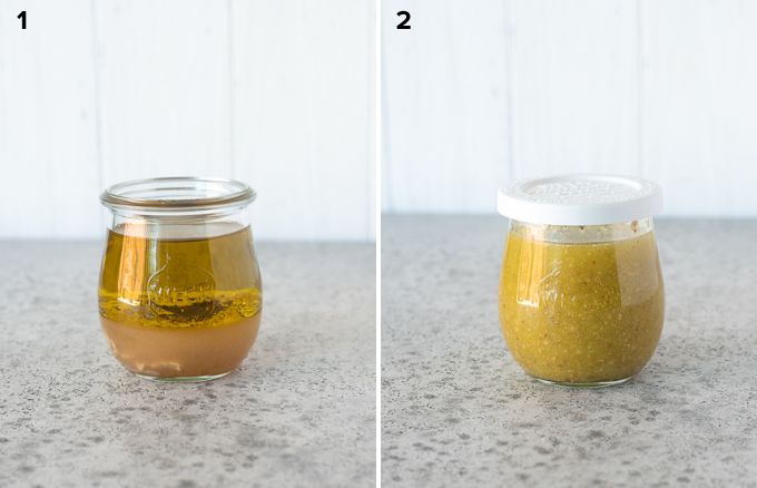 How to make honey and mustard dressing