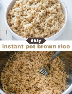 Instant Pot brown rice short collage pin