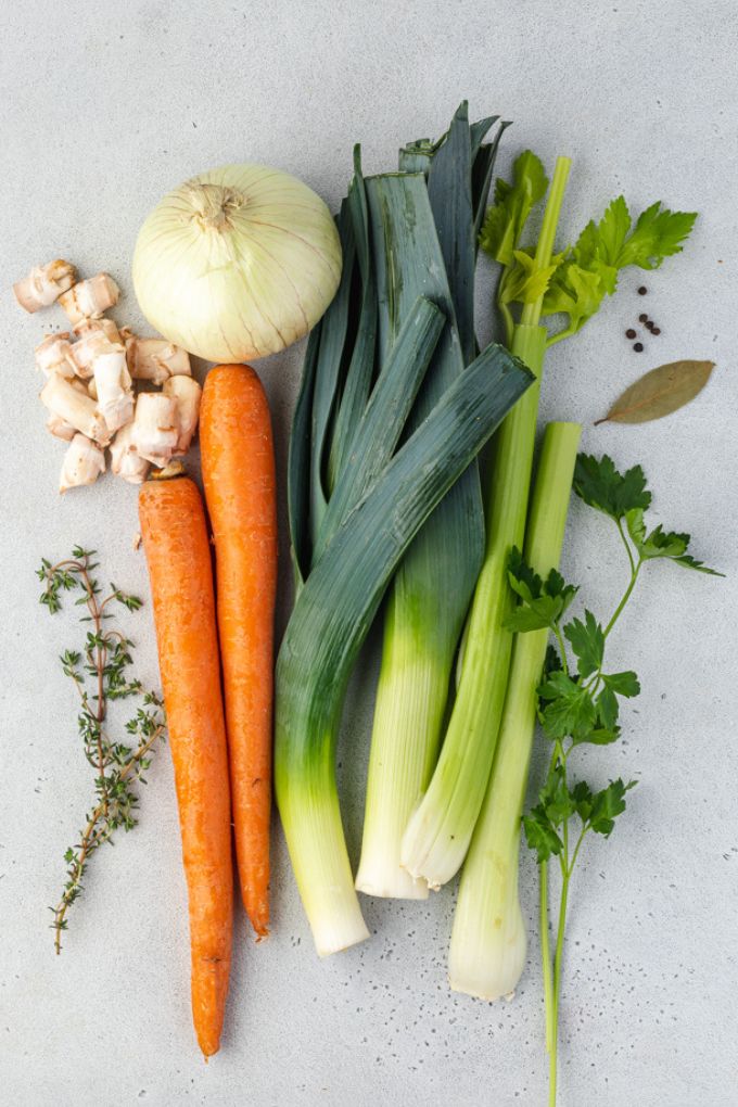 Vegetable broth ingredients
