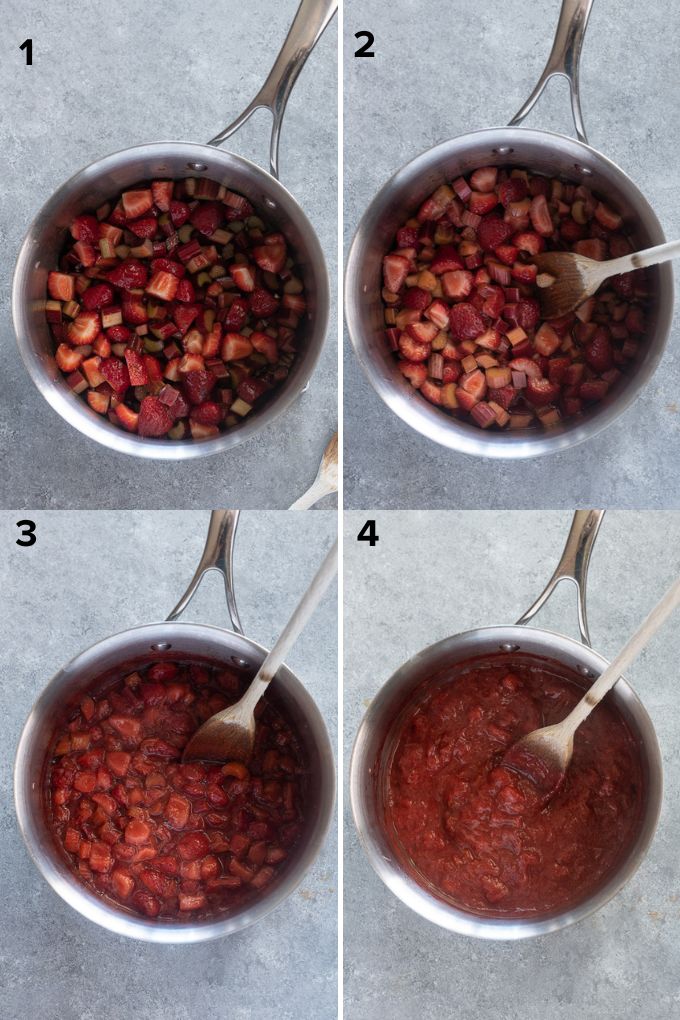 How to make strawberry rhubarb jam without pectin