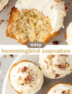Easy Hummingbird Cupcakes