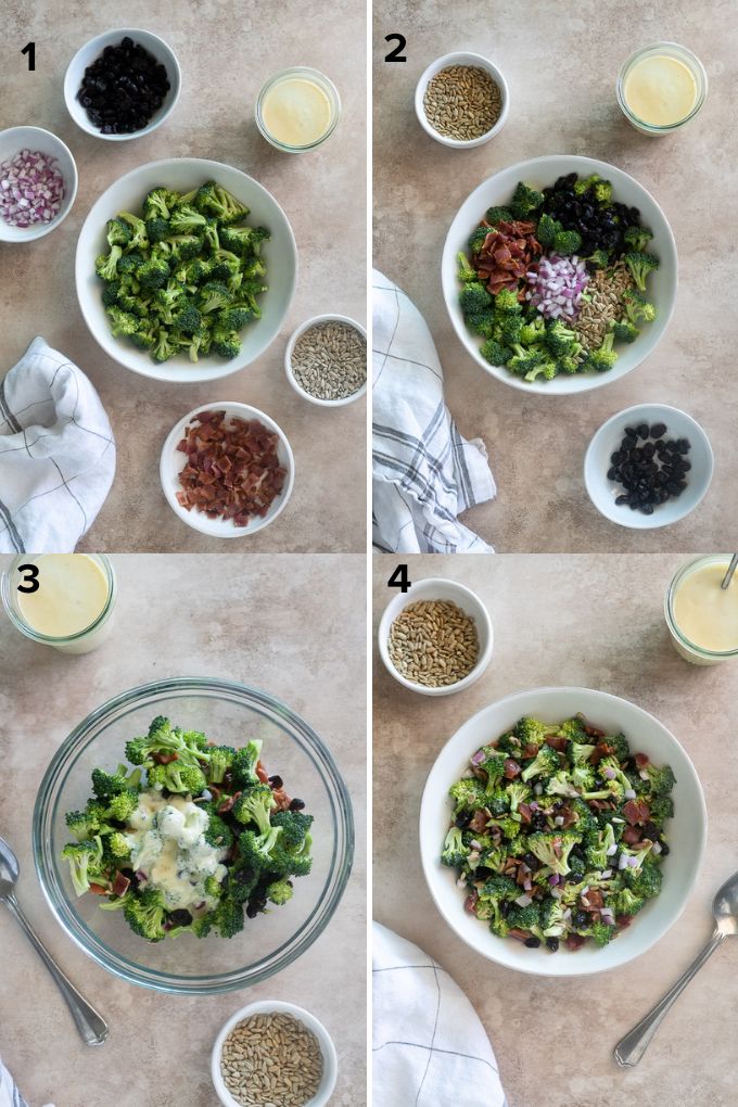 How to make broccoli salad recipe