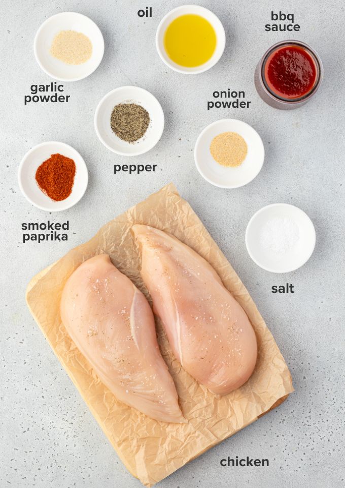 Air fryer bbq chicken recipe ingredients