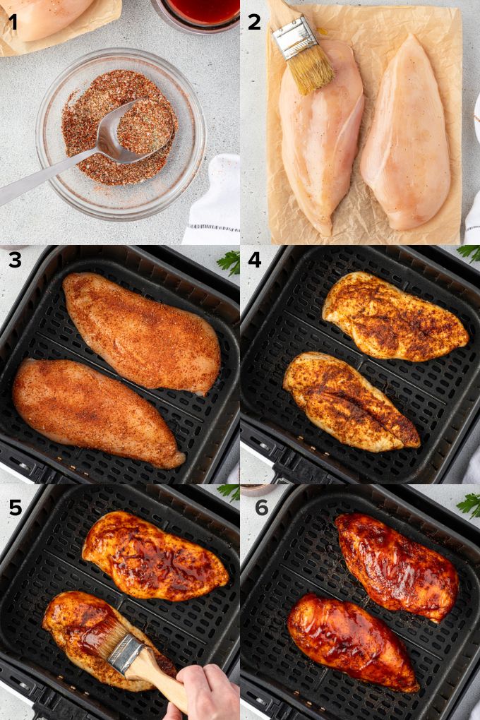 How to make bbq chicken in air fryer