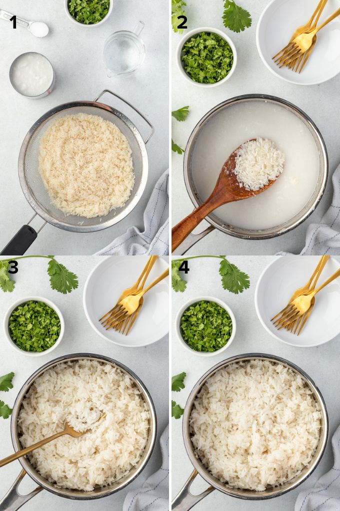 How to make coconut rice