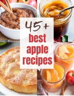 45 Best apple recipes short collage pin