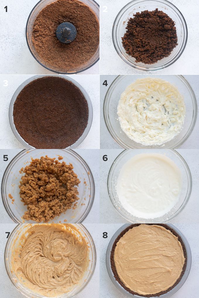 How to make no bake peanut butter pie