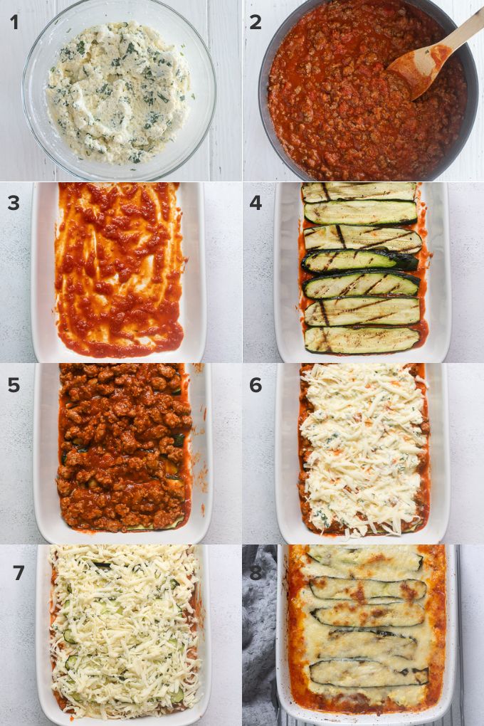 how to make zucchini lasagna