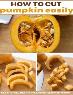 How to cut pumpkin easily