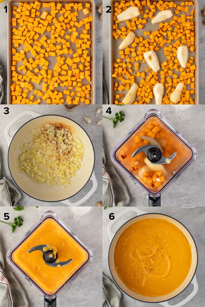 How to make roasted butternut squash soup