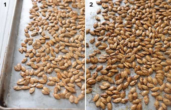 How to roast pumpkin seeds