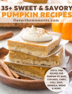 35+ Sweet and savory pumpkin recipes pin