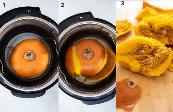 how to cook whole pumpkin in the instant pot