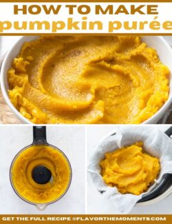 How to make pumpkin puree short collage pin