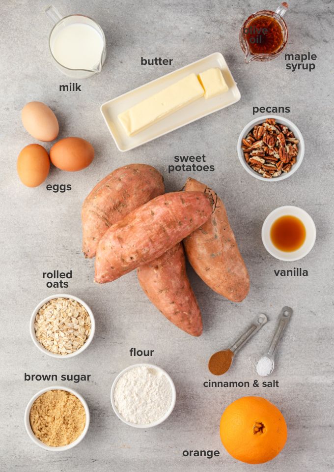 Sweet potato casserole recipe ingredients