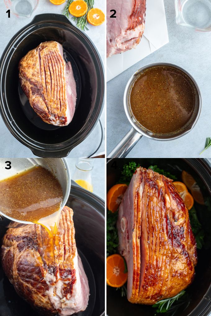 How to make ham in a slow cooker