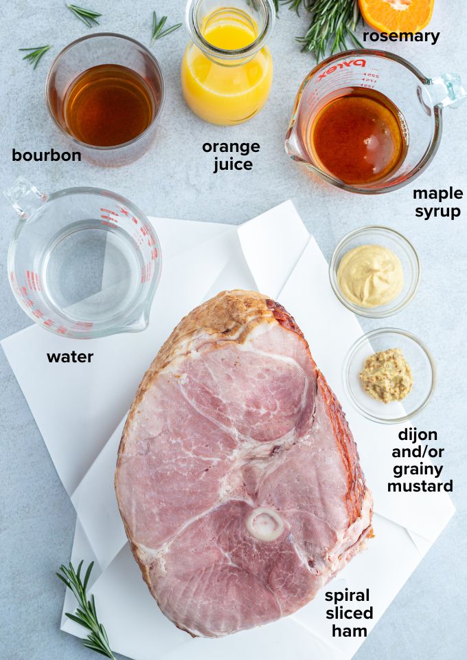 Maple glazed ham recipe ingredients