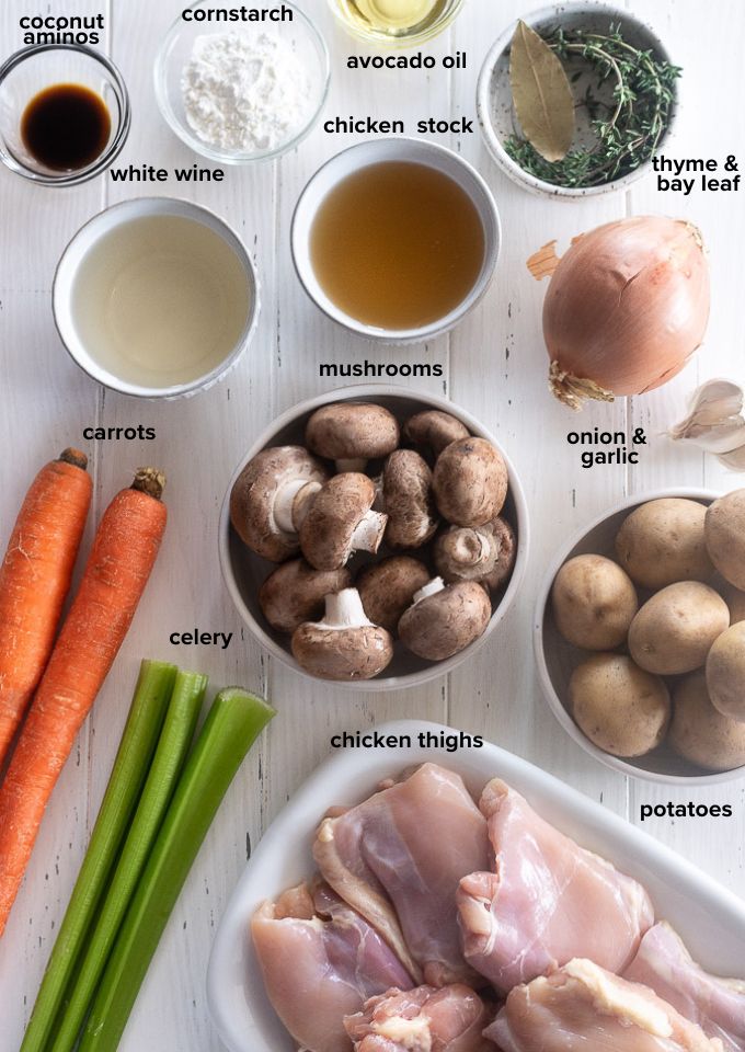 Chicken stew recipe ingredients