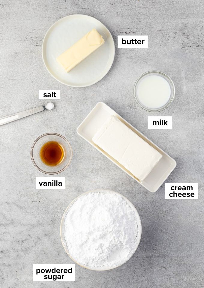 cream cheese frosting recipe ingredients