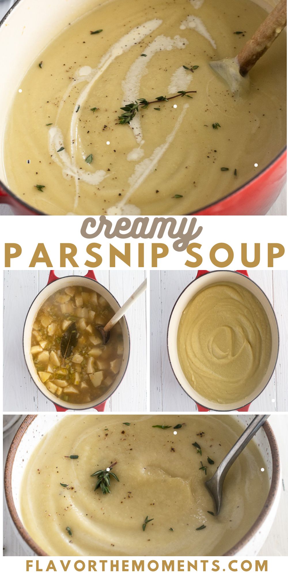 Image showcasing Parsnip Soup Recipe - Easy Vegan Option!