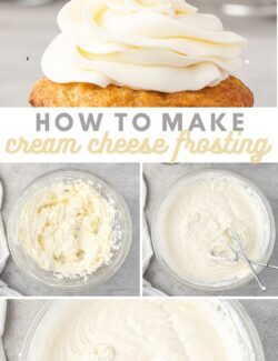How to make cream cheese frosting long collage pin